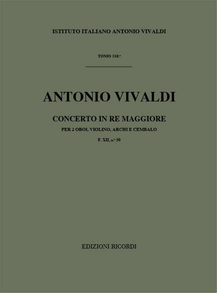 Concerti Per Strumenti Diversi, Archi E B.C.: